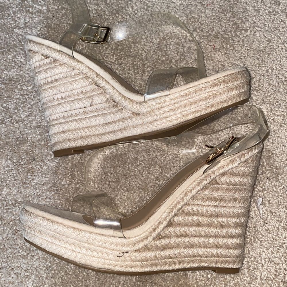 PVC Wedges size 8.5 US NWT - Picture 2 of 6